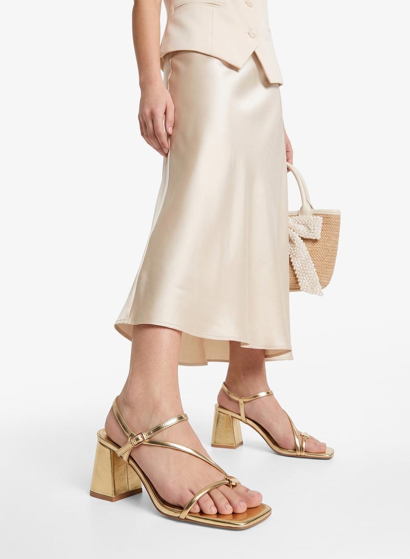 GLAMOROUS Block Heeled Sandals - Image 5
