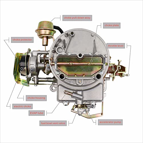 THUNDERMINGO 2 Barrel Carburetor 2100 2150 Carburetor For Ford 289 302 351 Carb F100 F250 F350 360 Cu Jeep Engine Mustang Replace for Motorcraft/Autolite 2100 2150 Carb with Electric Choke - Image 3