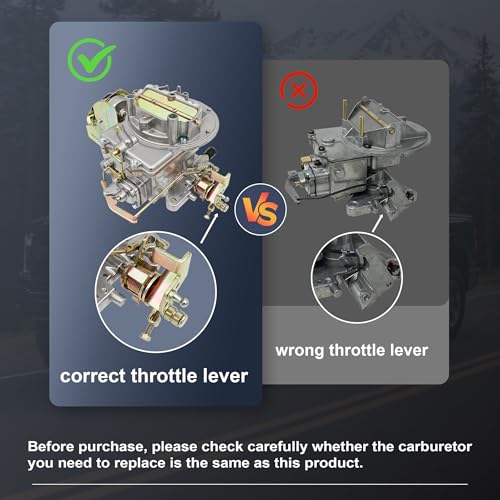 THUNDERMINGO 2 Barrel Carburetor 2100 2150 Carburetor For Ford 289 302 351 Carb F100 F250 F350 360 Cu Jeep Engine Mustang Replace for Motorcraft/Autolite 2100 2150 Carb with Electric Choke - Image 5