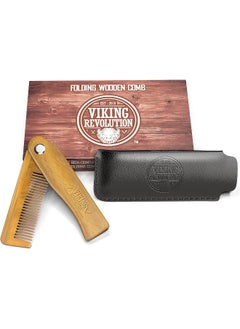 Folding Beard Comb W/Carrying Pouch For Men All Natural Wooden Beard Comb W/Gift Box Green Sandalwood Comb For Grooming & Combing HairBeards And Mustaches - pzsku/Z218FE82B2D9E2FA54425Z/45/_/1725949181/5010f976-b0b1-4963-a6ea-fe1f13357c6e