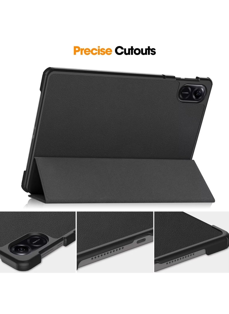 URBBKING Hard Shell Smart Cover Protective Slim Case For Honor Pad X9/X8 Pro 11.5 Inch Black  - Image 5