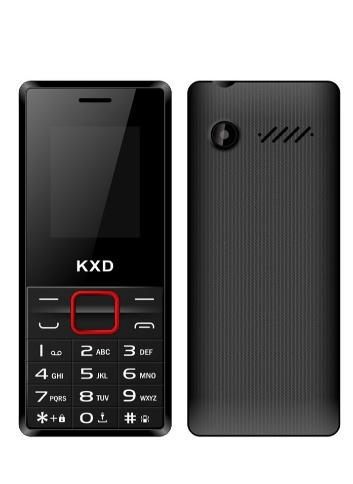 KXD - K350 Dual Sim,1.77 inches, 32 MB ROM+32 MB RAM, 1000mAh battery - Black - Image 1