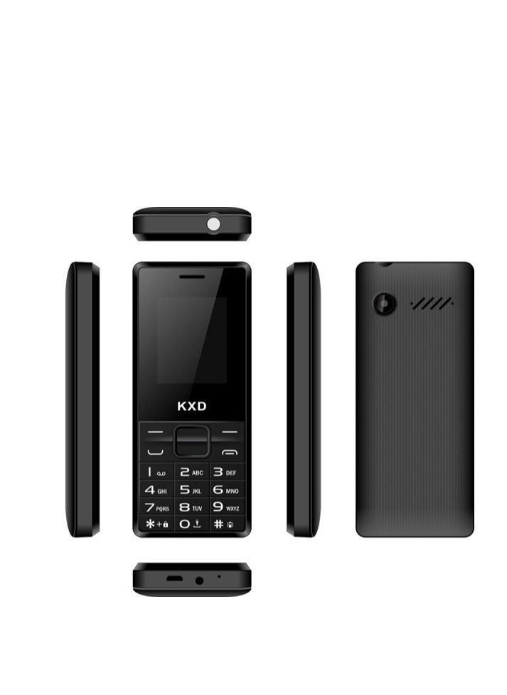 KXD - K350 Dual Sim,1.77 inches, 32 MB ROM+32 MB RAM, 1000mAh battery - Black - Image 1