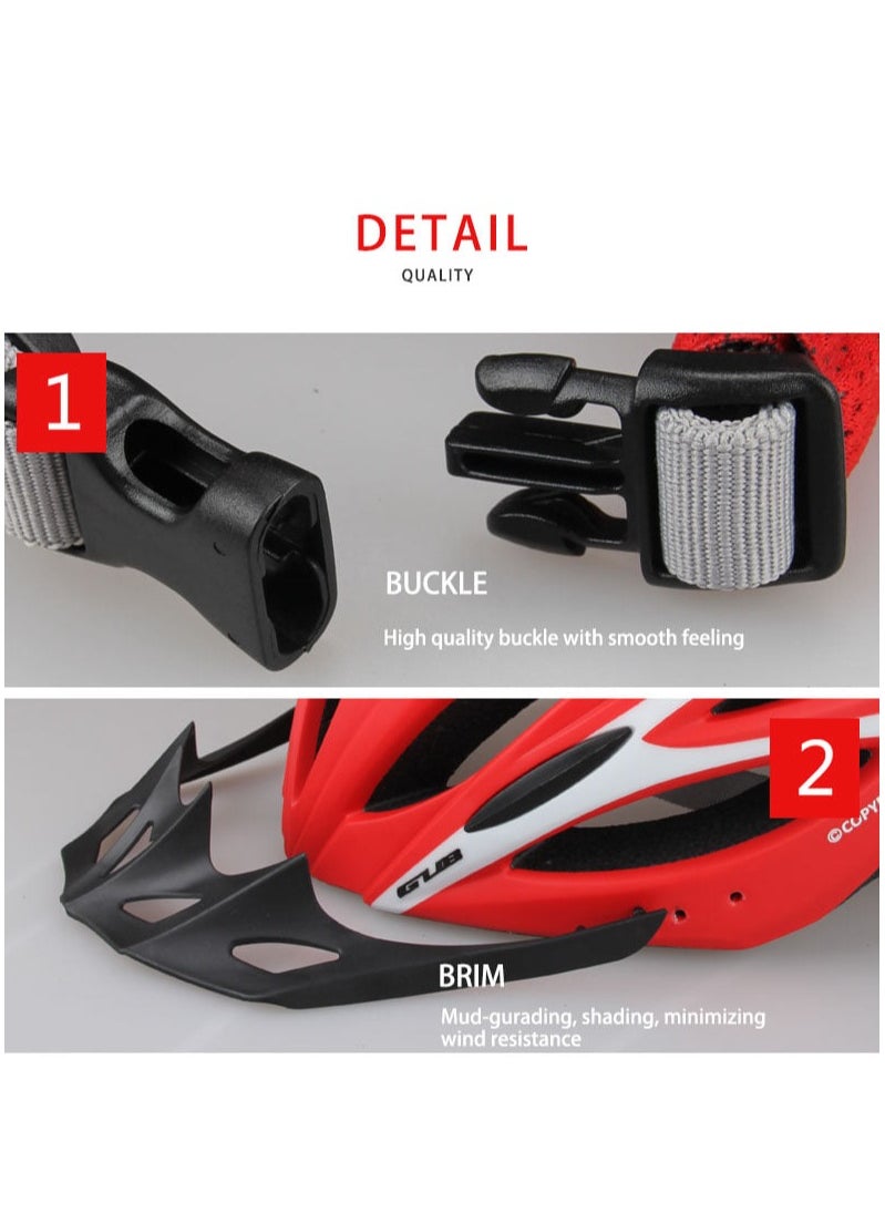 GUB - M1 helmet / Material: PC+EPS foam / Head size: 55-61CM /Vents : 21 / Weight: about 251g - Image 1