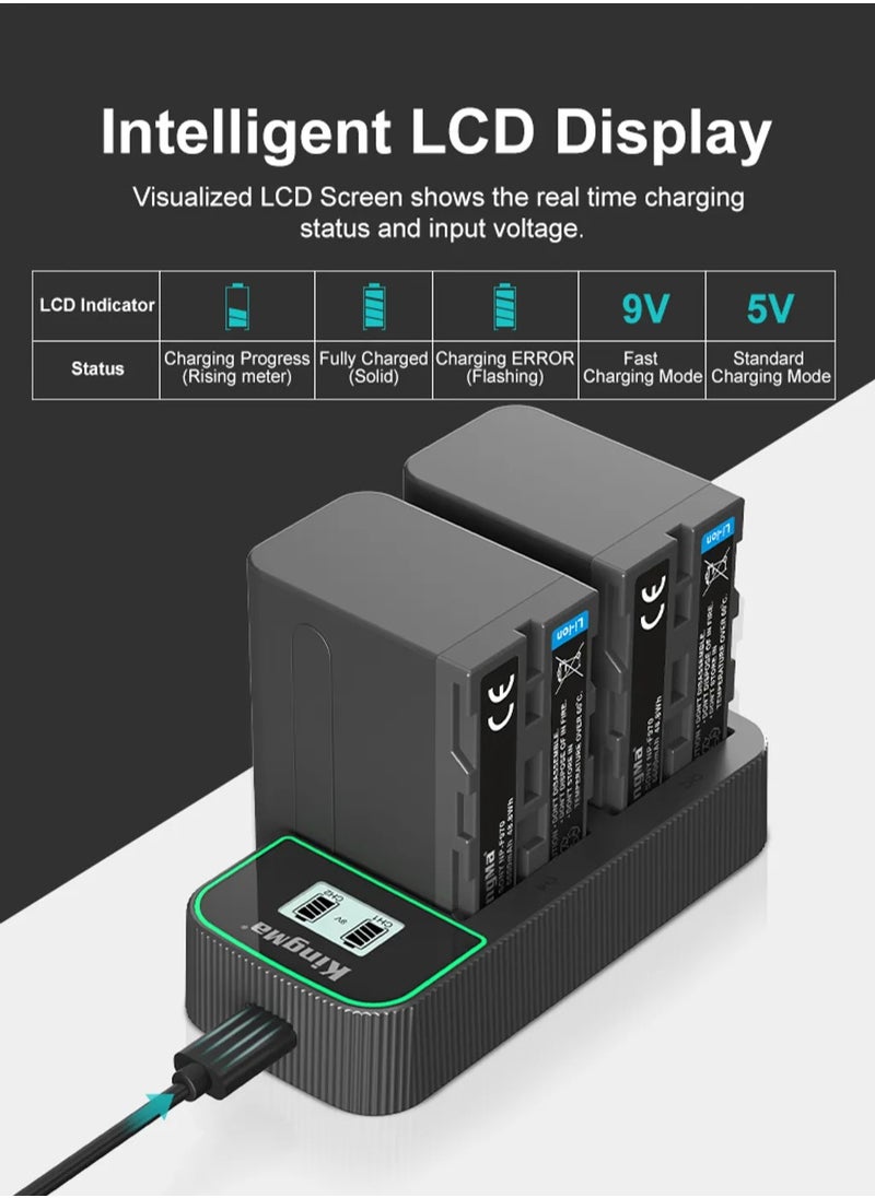 Kingma F550 Charger with USB-C Suitable for Sony NP-F550, 750, 970, 990 (BM058Q.NPF550) - pzsku/Z219005EF50946387FD9CZ/45/_/1720513077/9900e630-3234-43e3-9730-323239d3c3a3