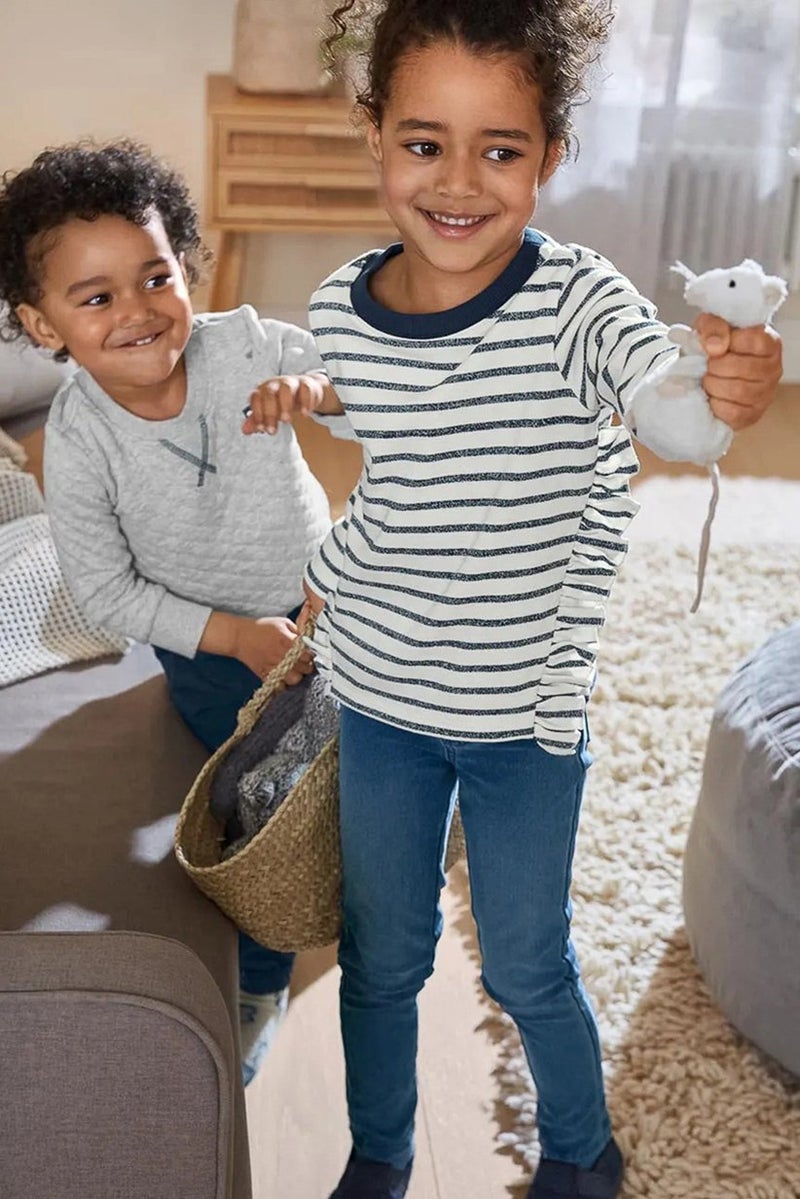 Tchibo Toddler Girls Pull,On Treggings, Blue - Image 1