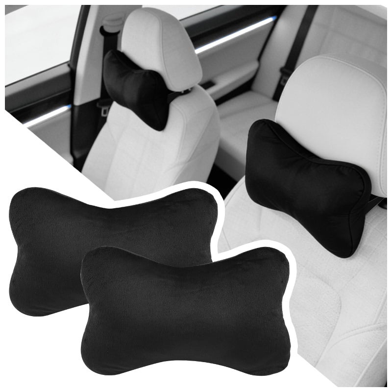 VKQTS 2PCS Car Headrest Pillow Soft ComfortableBreathable Car Neck Pillow for Neck Support Relieve Driving FatigueAllSeason Necks Pillows for Cars Interior Accessories - Image 3