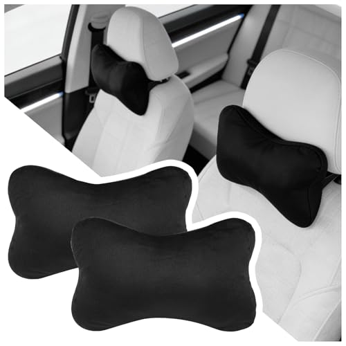 VKQTS 2PCS Car Headrest Pillow Soft ComfortableBreathable Car Neck Pillow for Neck Support Relieve Driving FatigueAllSeason Necks Pillows for Cars Interior Accessories - Image 1
