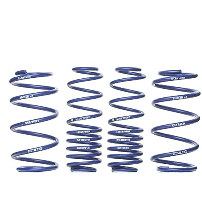 HR Suspension Set Springs Sports Spring SetsPerformance Lowering Springs 293333 Spring Set SuspensionDamping Large Blue - Image 2