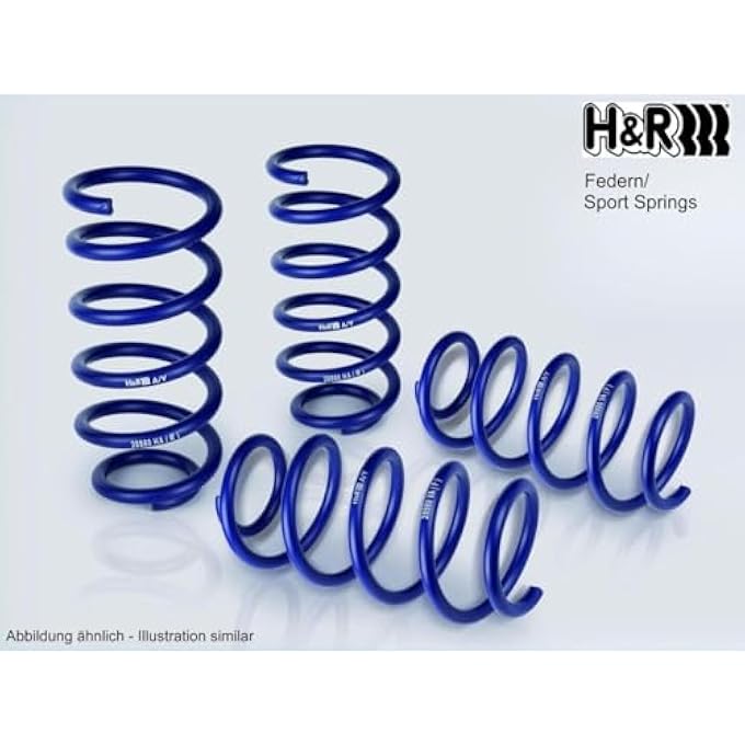HR Suspension Set Springs Sports Spring SetsPerformance Lowering Springs 293333 Spring Set SuspensionDamping Large Blue - Image 4