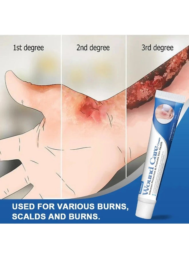 Sumifun Antibacterial Wound Care Cream, Effective First Aid Ointment for Burns, Cuts and Scrapes, Supports Skin Recovery, Reduces Infection Risk and Improves Skin Health - Image 3