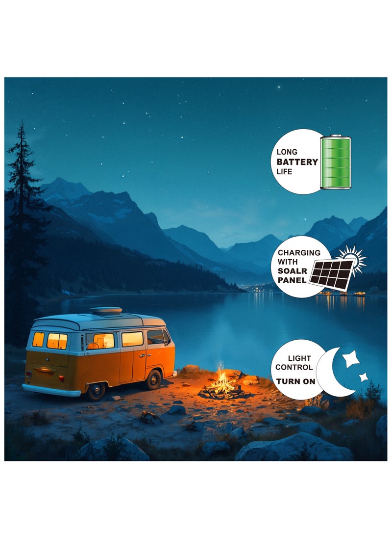 STAR TRACK STAR TRACK 200W Solar Emergency Light - Portable, Bright, and Long-Lasting for Home, Camping, and Power Outages  - Image 3