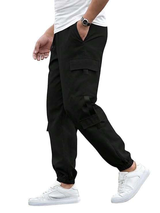 Mack JONNEY Regular Track Pant for Men || Track Pants || Plain Track Pant-MACK640501 Black - Image 1