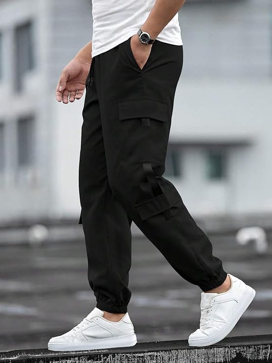 Mack JONNEY Regular Track Pant for Men || Track Pants || Plain Track Pant-MACK640501 Black - Image 3
