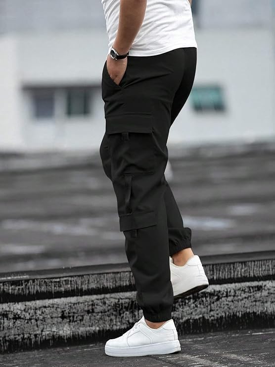 Mack JONNEY Regular Track Pant for Men || Track Pants || Plain Track Pant-MACK640501 Black - Image 4