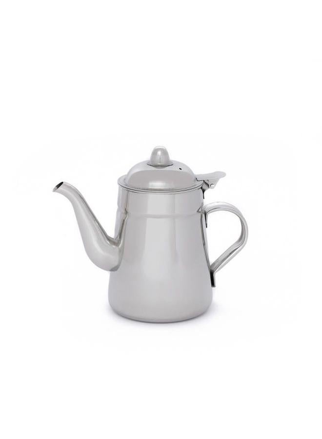 ماكسيما إبريق حليب فولاذي بمقبض جانبي سعة 1.6 لتر، فضي - Image 2