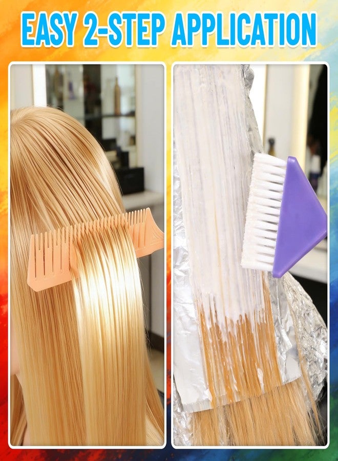SIMPOR 6 Piece Hair Dye Brush and Comb Set, Professional Hair Color Brush Kit with Highlighting Combs, Tint Brushes with Metal Pintail for Salon and Home DIY Use - Image 5