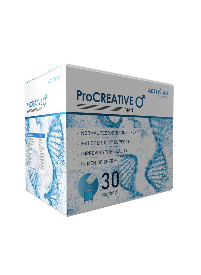 Activlab Pharma ProCreative Man, 30 sachets, fertility support for men - Image 3