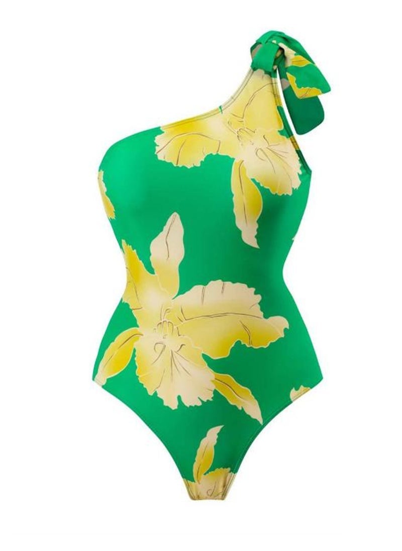 NADANBAO - 2pcs one piece swimsuit lace up swimsuit maxi skirt swimsuit set - Image 1
