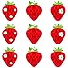 WILLBOND 9 Pcs Strawberry Party Decorations Strawberry Honeycomb Balls Birthday Favors Berry Table Centerpieces Tissue Paper Honeycomb Tabletop Hanging Decor Party Supplies - Image 3