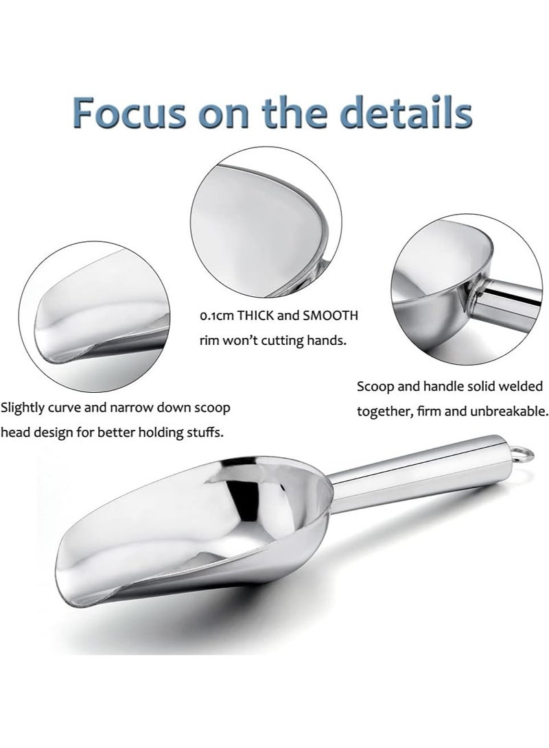 ايدا مغرفة طعام من الستانلس ستيل 5 أونصات – مغرفة مطبخ قوية للخبز والاستخدام اليومي - Image 3