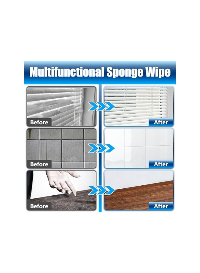 promass Damp Duster, 4 Pcs Magical Dust Cleaning Sponge, Reusable Cleaning Sponge Dusters for Cleaning Blinds, Glass, Baseboards, Railings, Vents, Mirrors, Window Track Grooves (Pink), LC-AE-0007 - Image 4