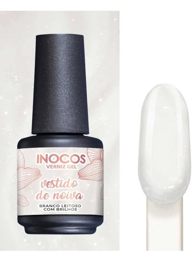 INOCOS Once Upon A Time Wedding Dress Gel Polish 15ml - Image 4