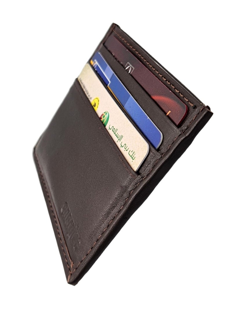 Energize Card Holder Genuine Leather Wallet for Men, Premium Leather Material with Versatile Compartment, Ideal for Traveling & Daily Use, Perfect Gift for Any Occasion  - Image 4