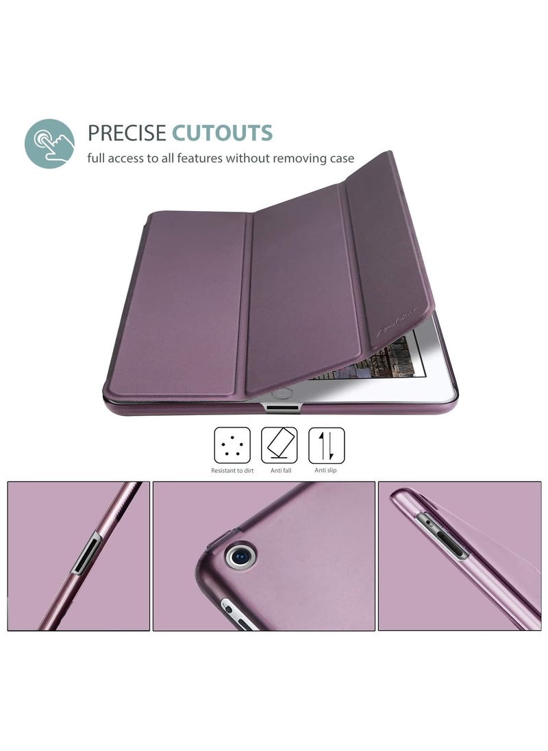 Procases - ProCase iPad 2 3 4 Case (Old Model) – Ultra Slim Lightweight Stand Case with Translucent Frosted Back Smart Cover for Apple iPad 2/iPad 3 /iPad 4 -Purple - Image 1