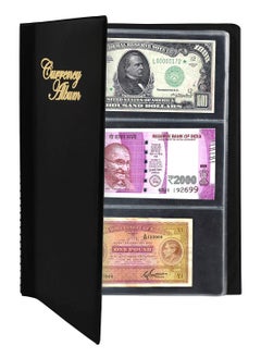 Mahogany Life Mahogany Life Currency Album for Notes 102 Pockets Faux Leather Cover  - Image 2
