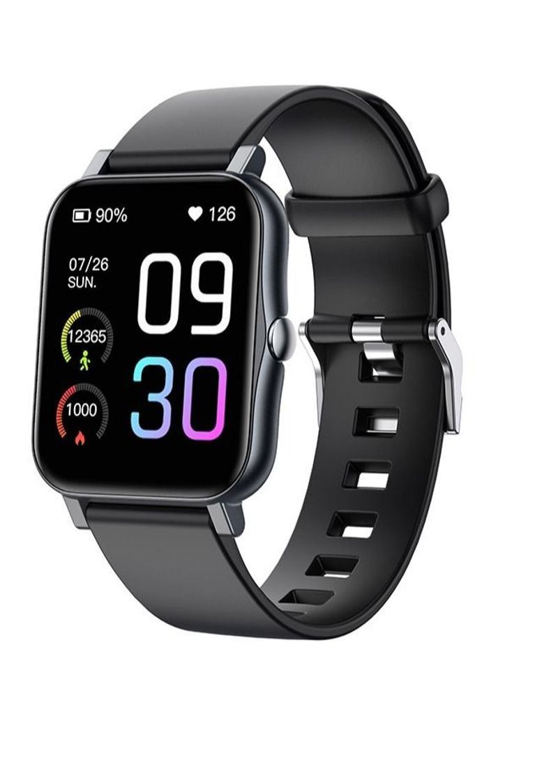 NIBEMINENT Smartwatch Multiple Sports Modes Compatible with Android and IOS Black - Image 1