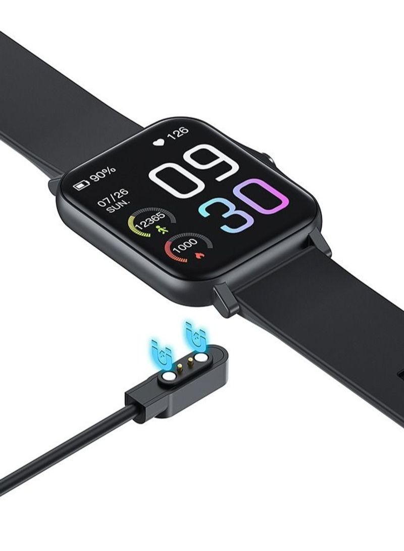 NIBEMINENT Smartwatch Multiple Sports Modes Compatible with Android and IOS Black - Image 3