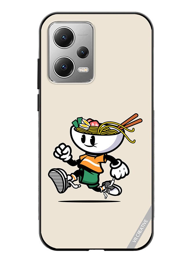 VR CREATIVE Protective Case Cover For Xiaomi Redmi Note 12 Ramen Cartoon Design Multicolour - Image 1