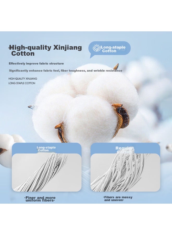 Firs Liquid Ammonia قميص لا يحتاج لكي، أكمام طويلة للرجال، كاجوال للأعمال، قطني بالكامل، قميص لا يحتاج لكي، أكمام طويلة مخططة باللون الأزرق الفاتح، المقاس 42 - Image 4