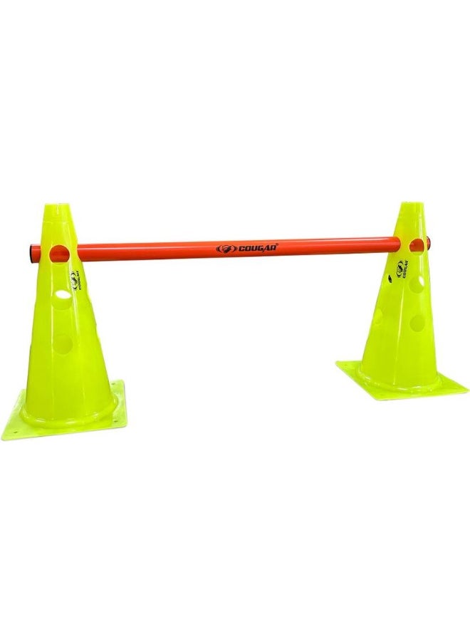 Cougar COUGAR Plastic Speed Hurdles  (For Adults Pack of 2 cones & 1 pole)  - Image 1