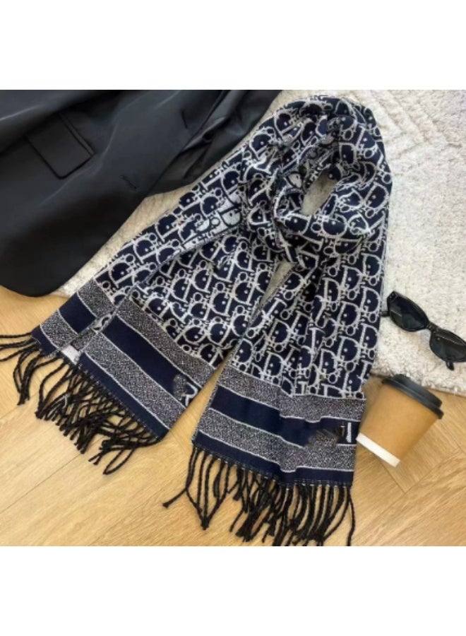 Reversible Letter-Print Scarf (Winter Edition)  - Image 2