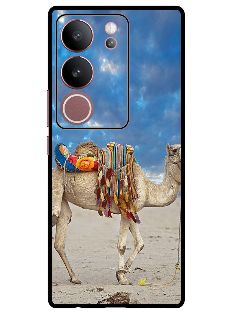 Theodor Protective Case Anti Scratch Shock Proof Bumper Cover For Vivo V29 - V29 Pro Camel - Image 1