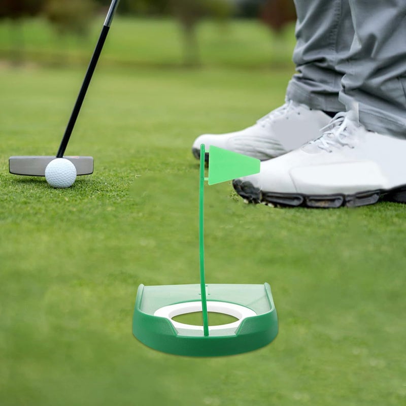 5pcs Golf Putting Practice Cup Set Green Flag Golf Hole Cup for Indoor Outdoor Training Men Women - Image 5