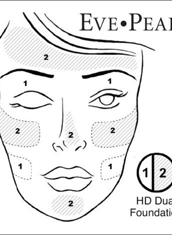 EVE PEARL HD Dual Foundation Full Coverage Long Lasting Everyday Make Up Non Greasy Lightweight Texture Vitamin E Skincare (Light) - Image 3