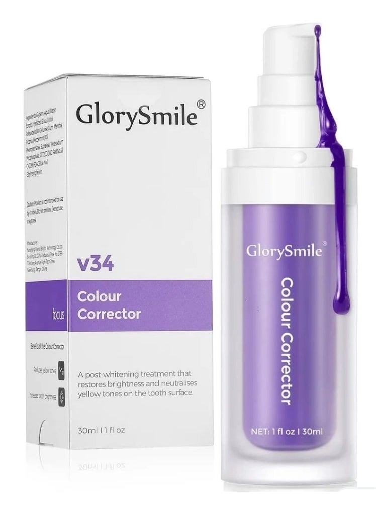 LUMIGLOW 40-Piece Lumiglow Professional Teeth Whitening Dental Kit | Glorysmile v34 Colour Corrector Purple Teeth Whitening Tooth Stain Removal Teeth Whitening Booster Purple Toothpaste 30 ml| Combo Pack  - Image 5