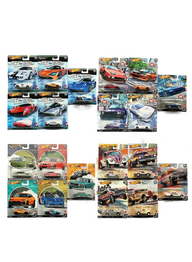Fire Wheel Alloy Hot Car Speed And Passion FPY86 GJT68 Culture Series Garden Boulevard-Color:Ready-made Silhouette (unit Price Is One, Bid In Multiples Of 5) - Image 3