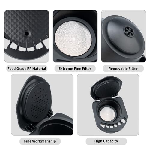 FOXNSK Reusable Capsule Adapter for Dolce Gusto, Refillable Coffee Capsule Converter with 41mm Tamper and Adapter Bracket Compatible for Piccolo XS/Genio S/EDG 305 - Image 3
