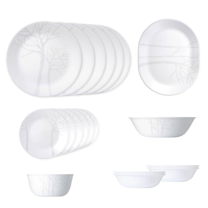 Corelle Corelle Asia Collection Gold Series 21 Pc Dinner Set - Frost  - Image 1