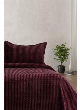 MERINOS Modern Line 3 Piece Blanket Set (Double) Chery  - Image 1