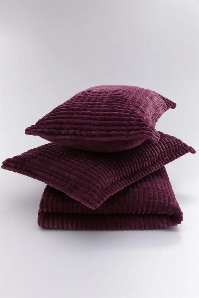 ميرينوس Modern Line 3 Piece Blanket Set (Double) Chery