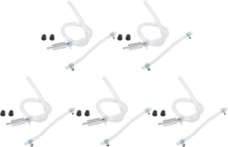 Brake Fluid Bleeder Set Hose Check Valves Tube Bleeding Tool Set for Motorcycle Clutches Check Valves Tool - Image 1