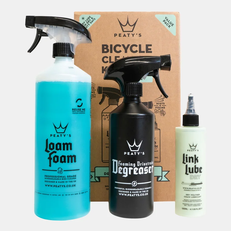 PEATY'S Wash Degrease Lubricate Gift Pack (Dry)
