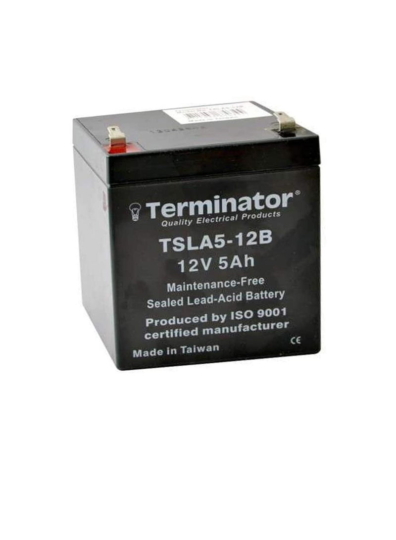 Terminator TERMINATOR RECHARGEABLE SEALED LEAD ACID BATTERY 12V 5Ah - Image 1
