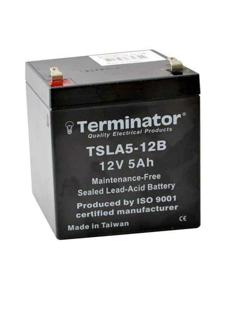 Terminator TERMINATOR RECHARGEABLE SEALED LEAD ACID BATTERY 12V 5Ah - Image 2
