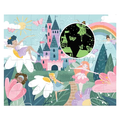 Stephen Joseph Glow in The Dark Puzzle Includes 48 Glow in The Dark Puzzle Jigsaw Puzzle for Girls Boys 3 Years Fairy Princess - Image 5